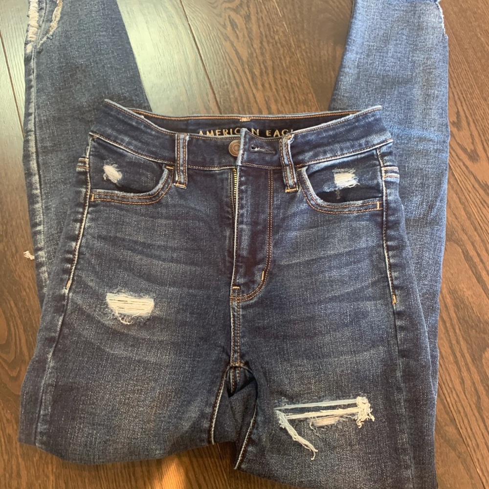 NEW American Eagle Next Level Stretch skinny ripped jeans